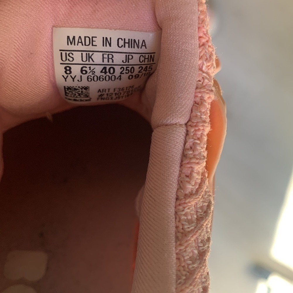 Adidas ultra boost‎ continental with white trim size 8 pink sneakers shoes - Picture 11 of 11